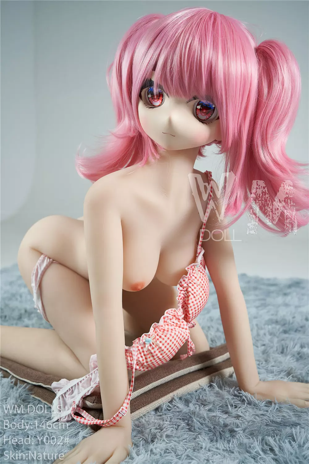 WM S-TPE 146cm Anime TPE Sex Doll with PVC Head #Y003